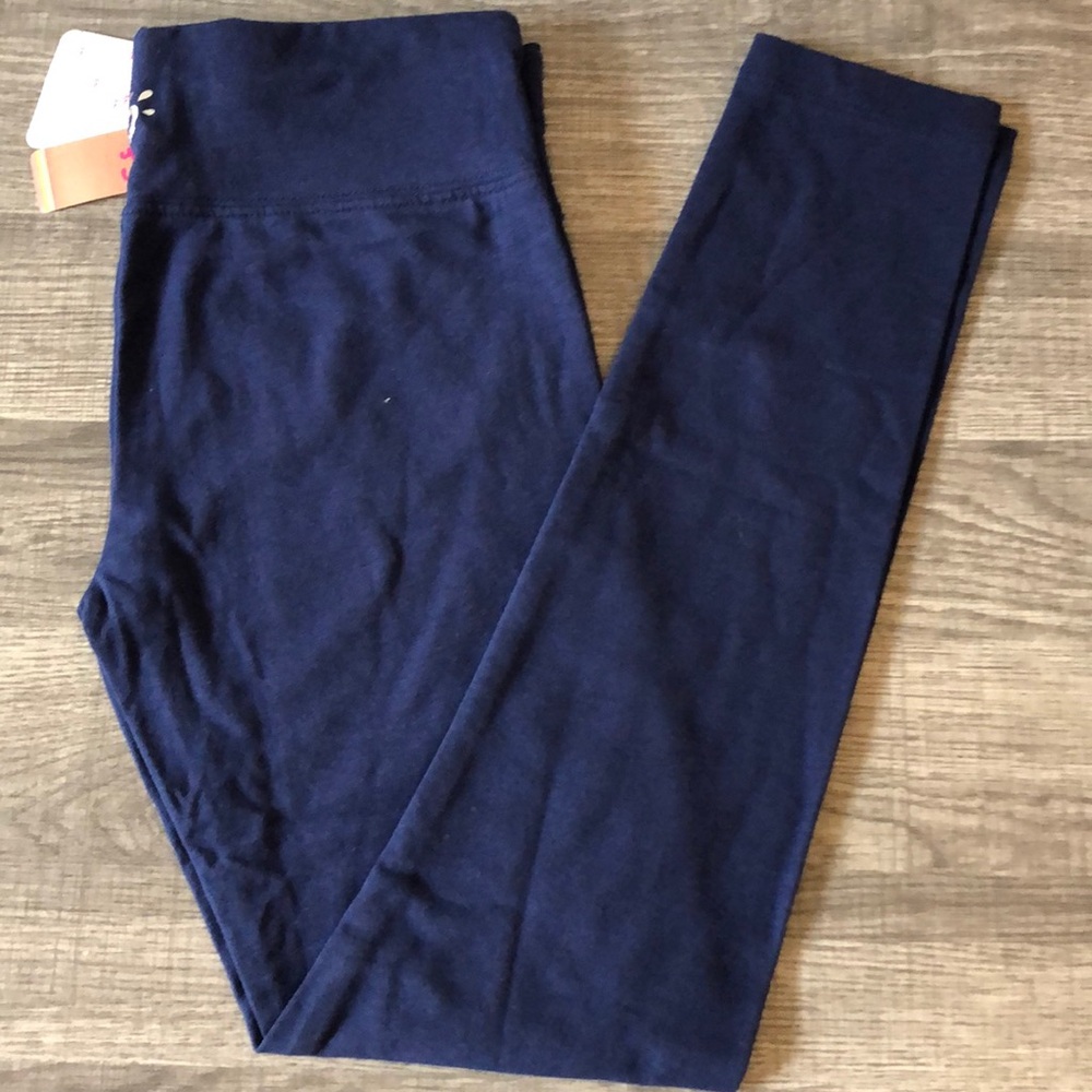 Justice Leggings Full Length Navy Size Medium 10